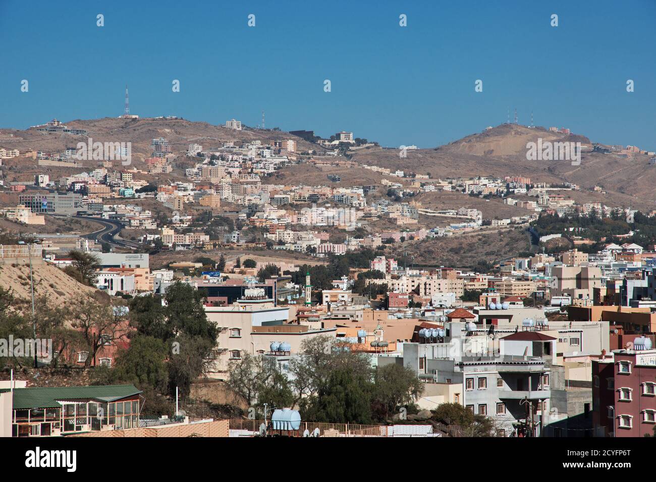 The Panoramic View Of Abha City Saudi Arabia Stock Photo Alamy