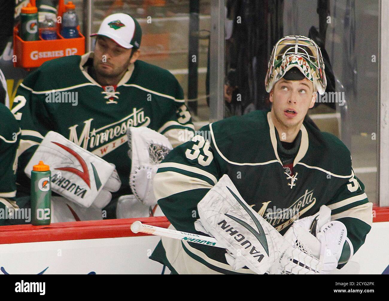 Minnesota Wild's goalie Darcy Kuemper 