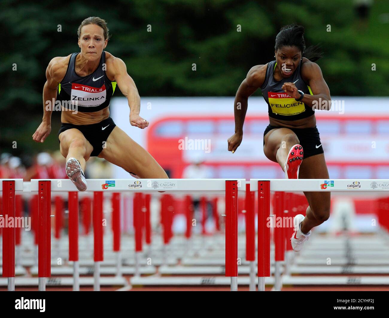 Women's 100M Final Olympic Trials Butterworth Hits Olympic Standard