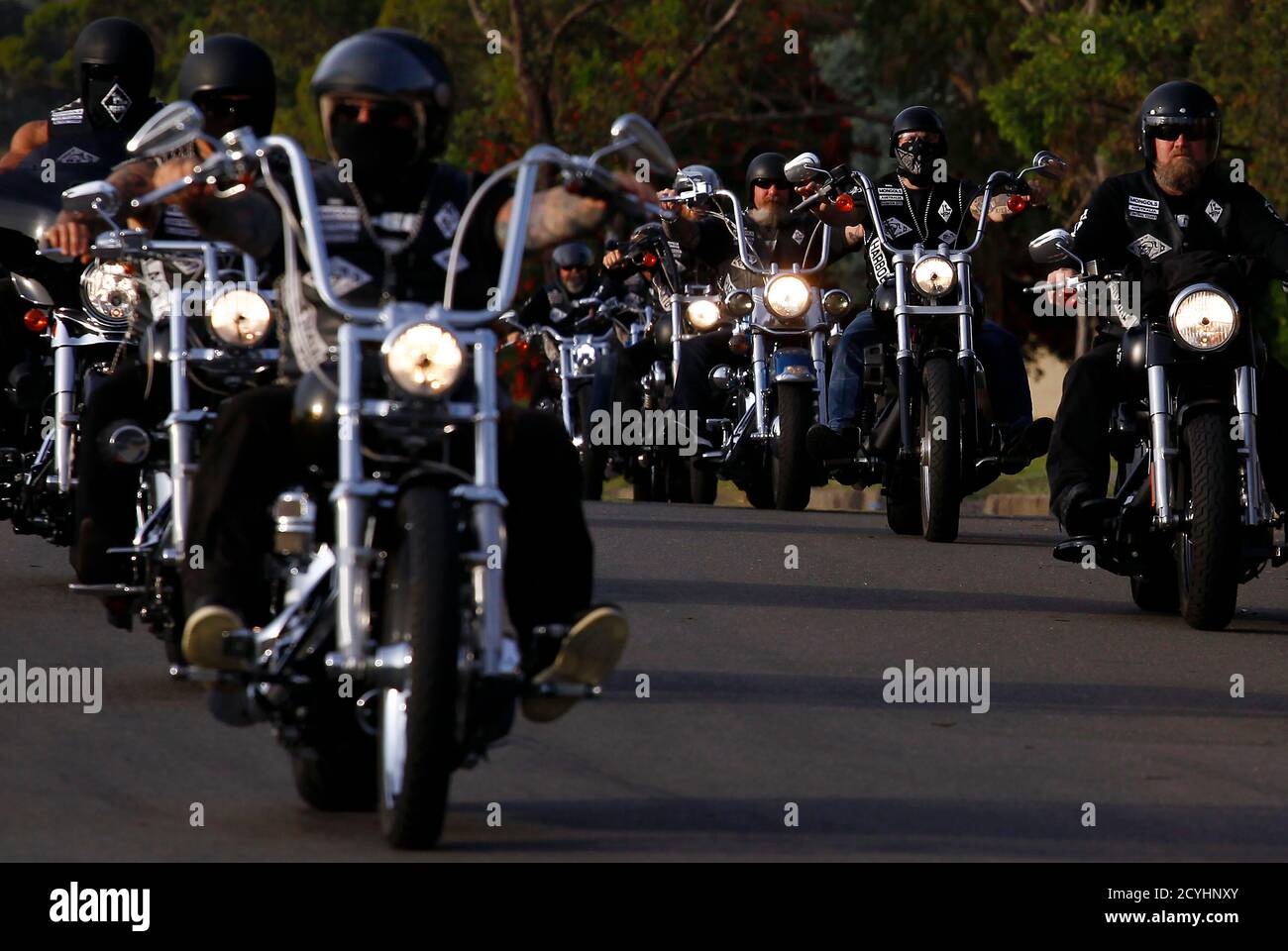 Mongols motorcycle club hi-res stock photography and images - Alamy