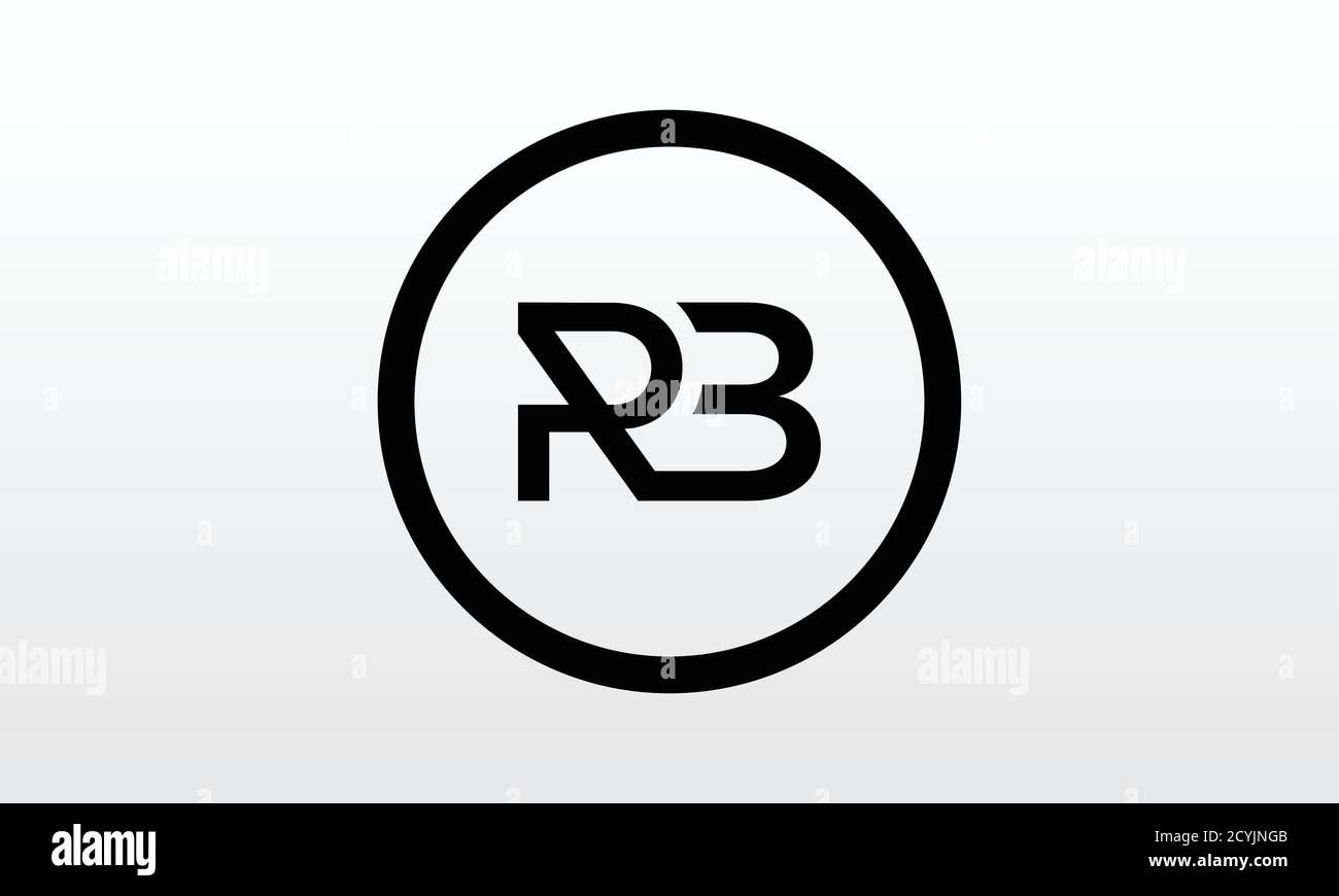 Rb letter logo vector hi-res stock photography and images - Alamy