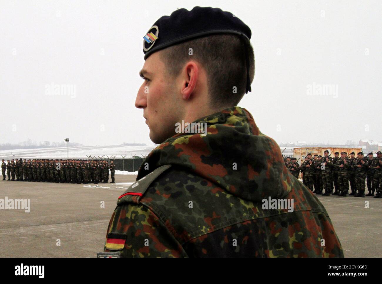 Kosovo peacekeeping force kfor soldier hi-res stock photography and ...