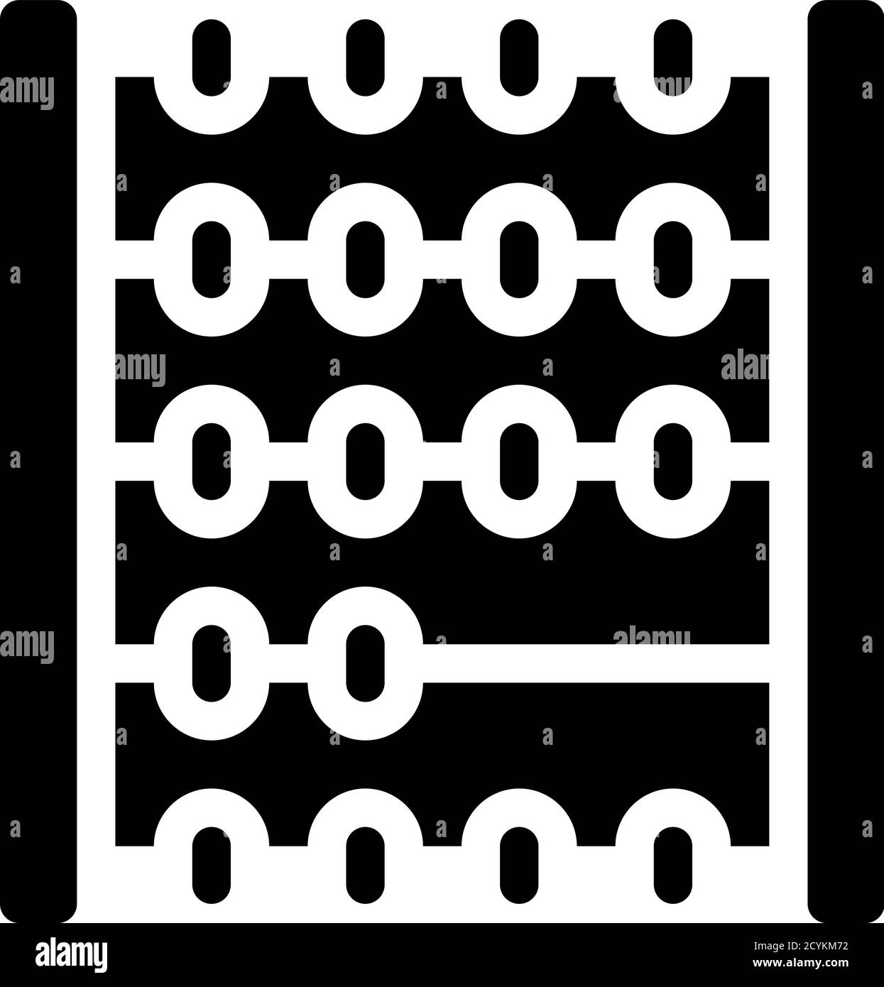 mathematics lesson glyph icon vector black illustration Stock Vector ...