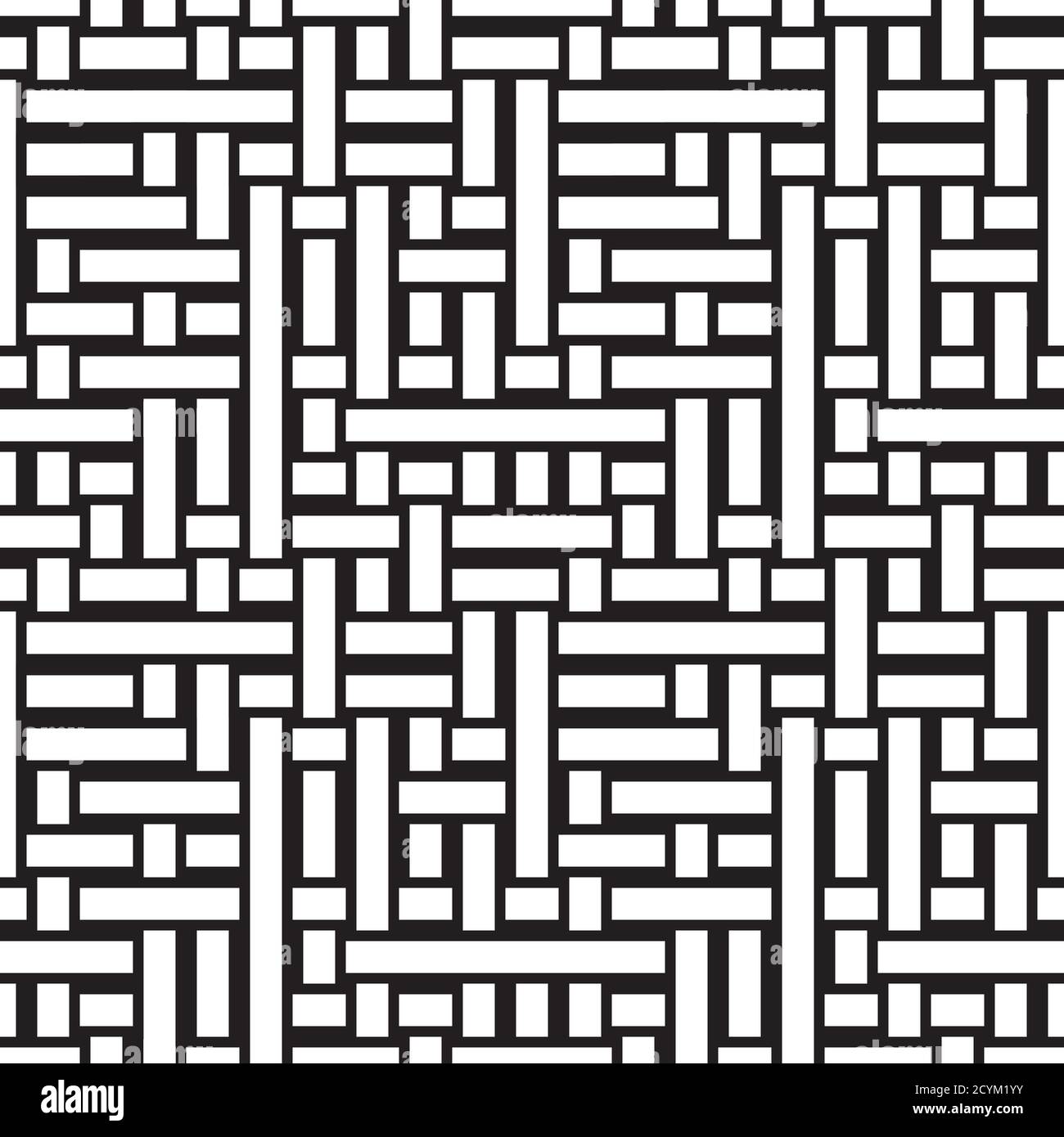 Seamless pattern with horizontal and vertical white bands Stock Vector