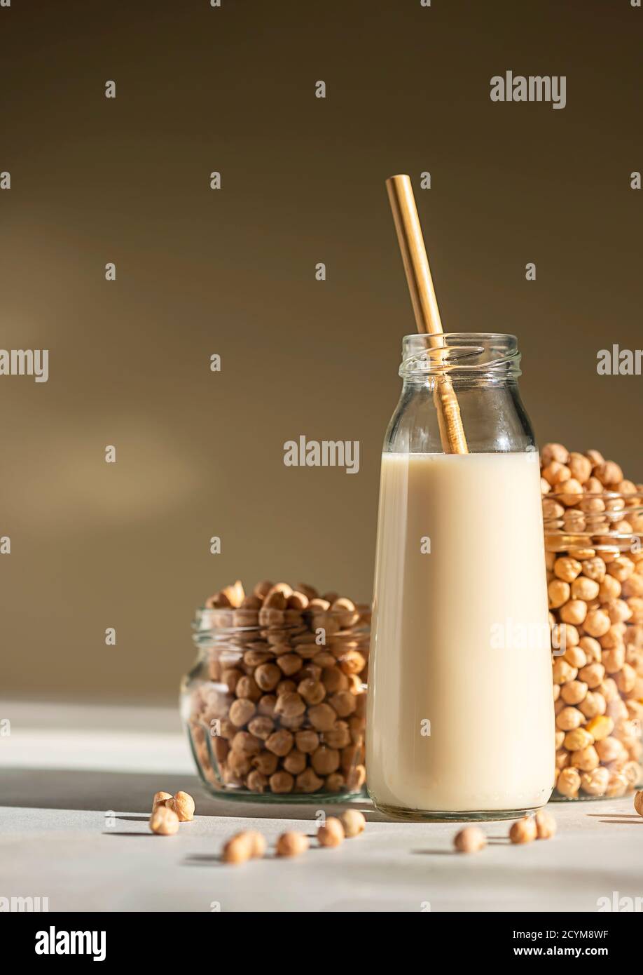 Dairy products without milk, lactose free, gluten free. Chickpea