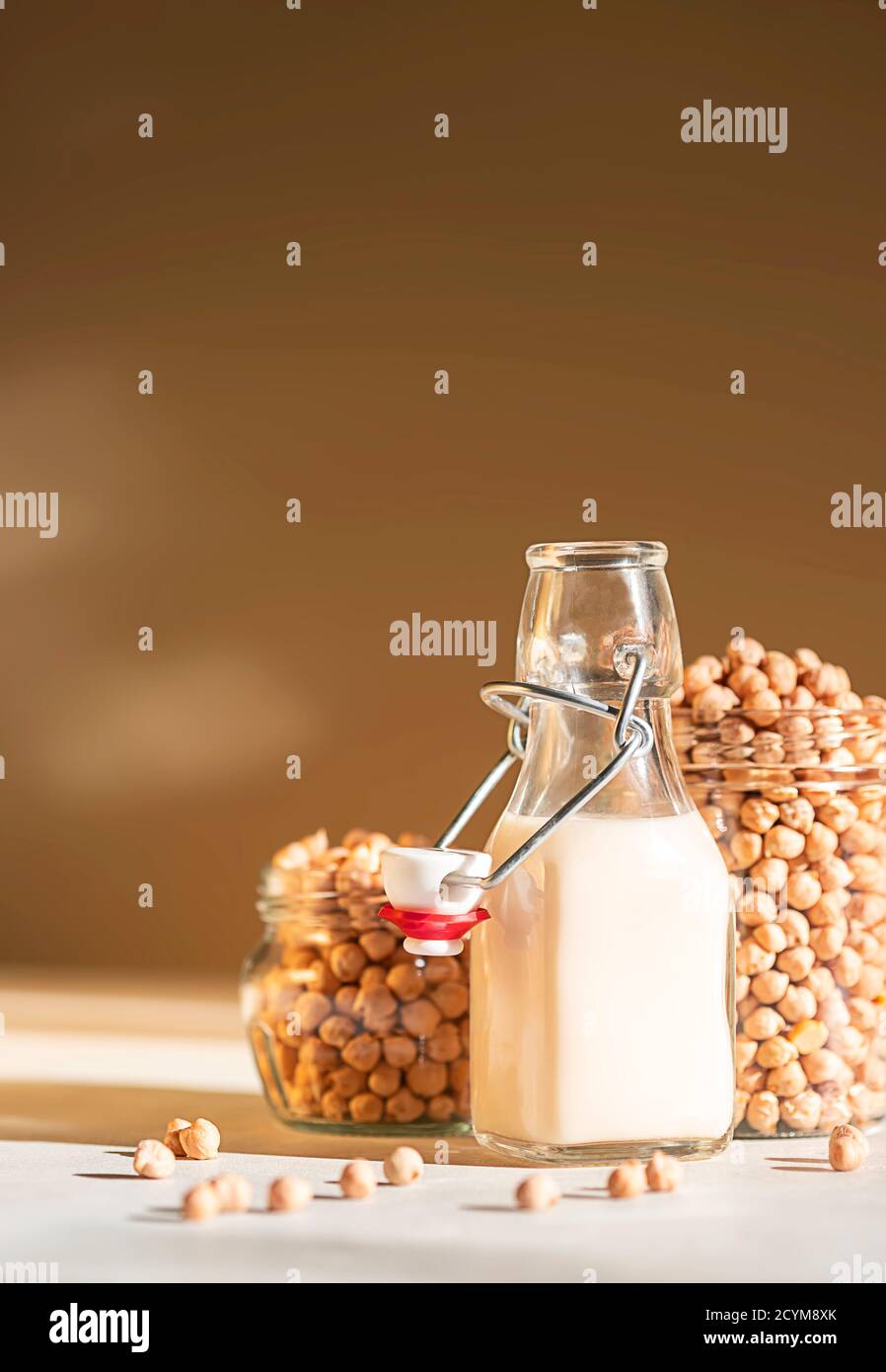 Dairy products without milk, lactose free, gluten free. Chickpea