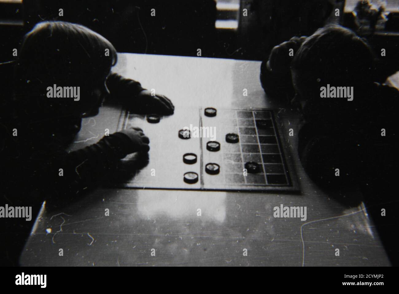 Fine 1970s vintage black and white photography of kids playing the
