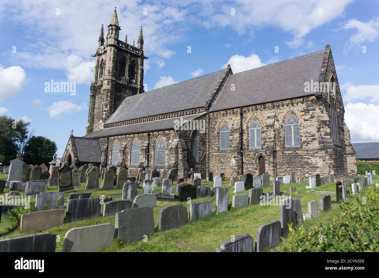Christchurch in Aughton West Lancashire built in 1873 Stock Photo Alamy