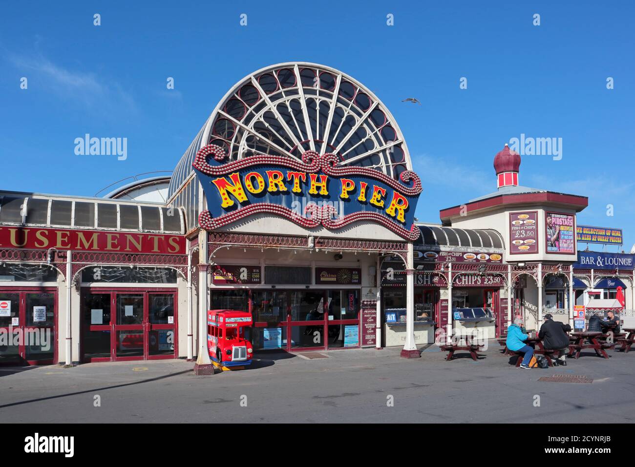 Blackpool North Pier Stock Photo