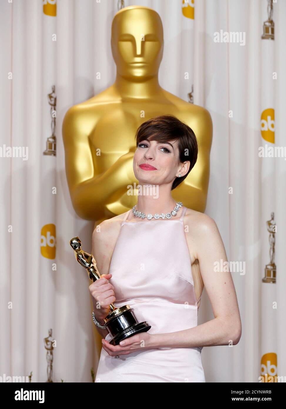 Anne hathaway les miserables oscar hires stock photography and images(02)