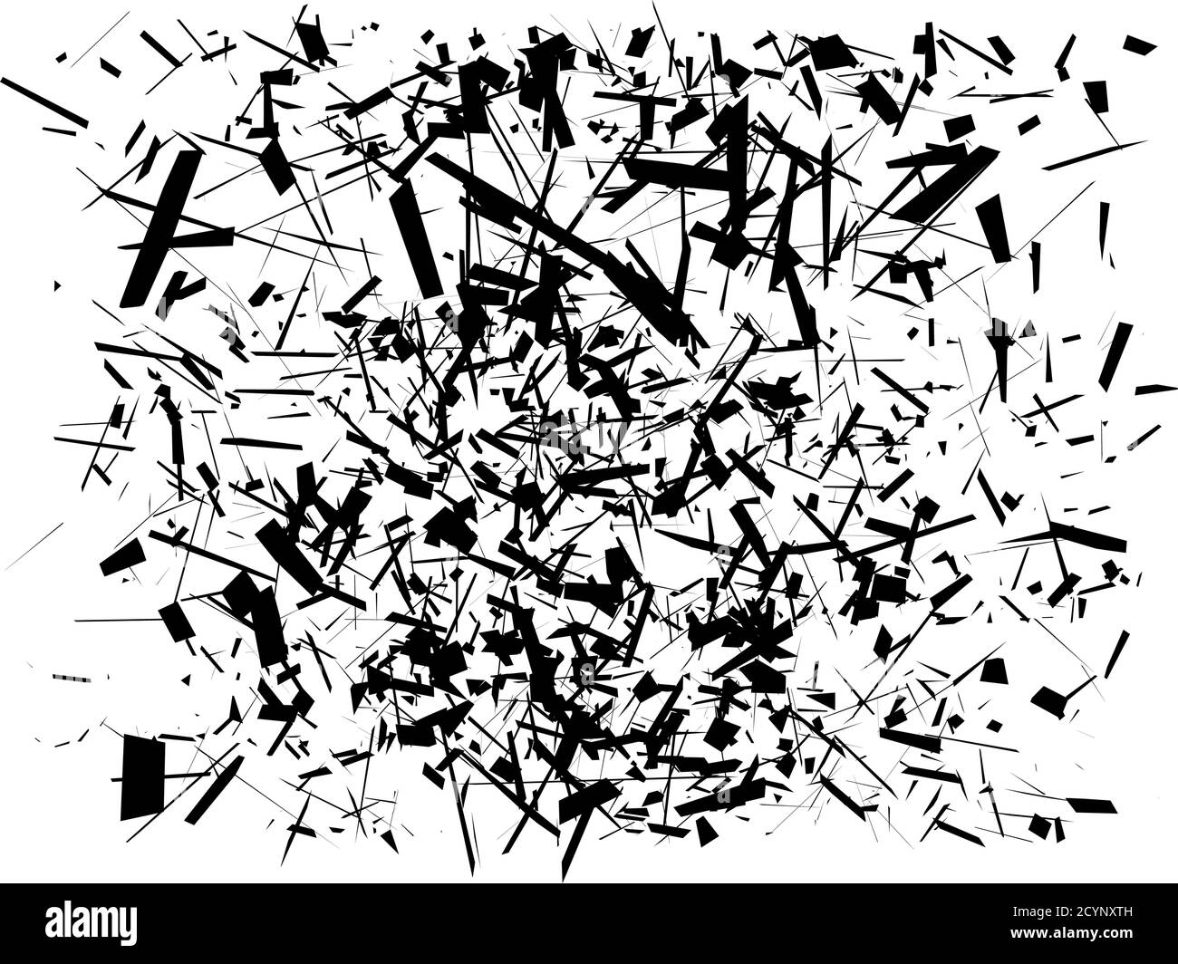 Abstract vector art - Random geometry shapes vector illustration ...