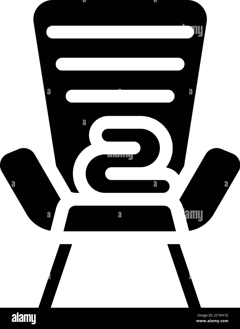 armchair with plaid glyph icon vector illustration Stock Vector Image ...
