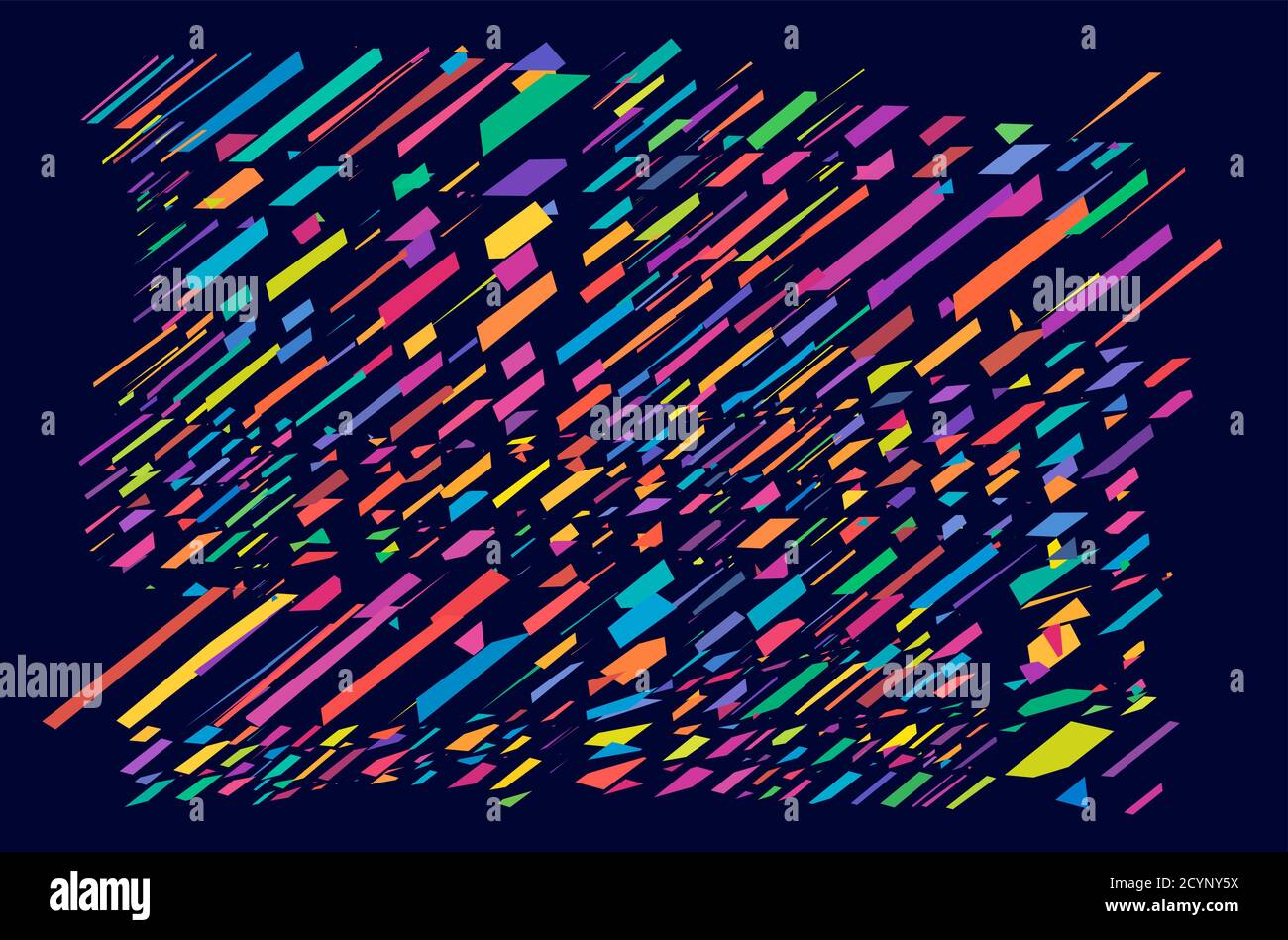 Abstract vector art - Random geometry shapes vector illustration ...