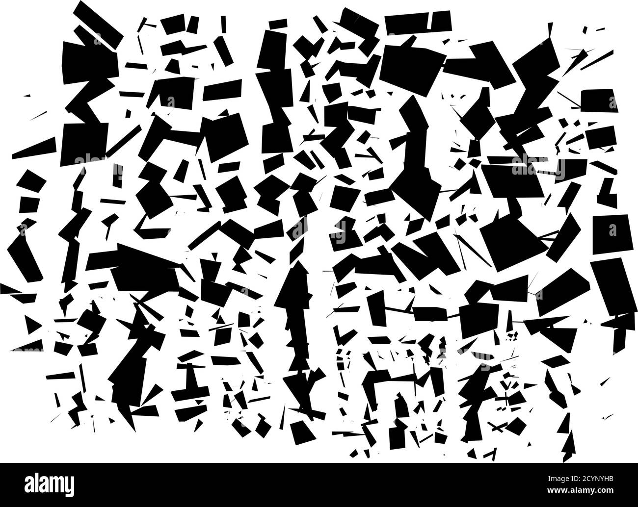 Abstract vector art Random geometry shapes vector illustration