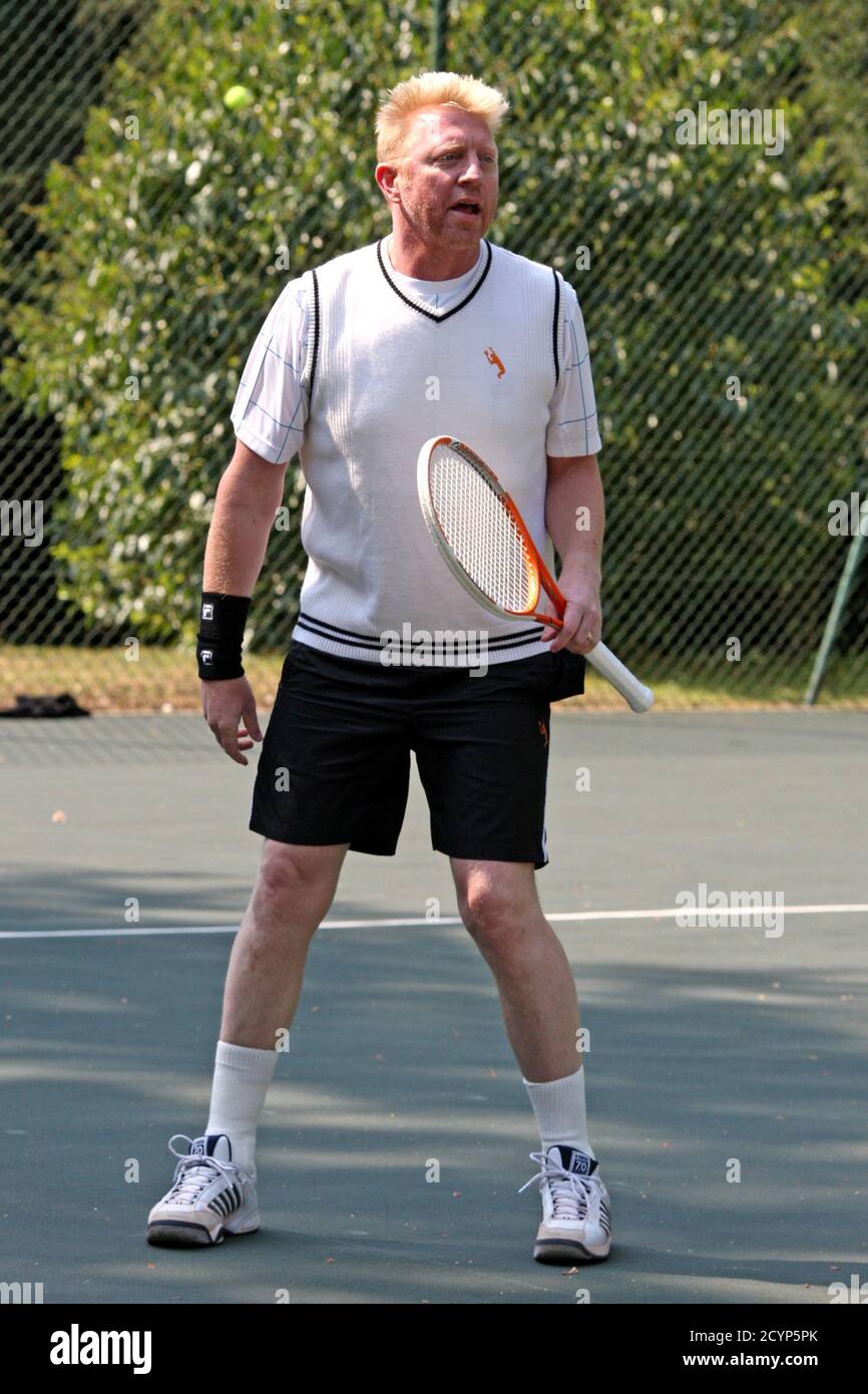 Former Wimbledon tennis champion Boris 