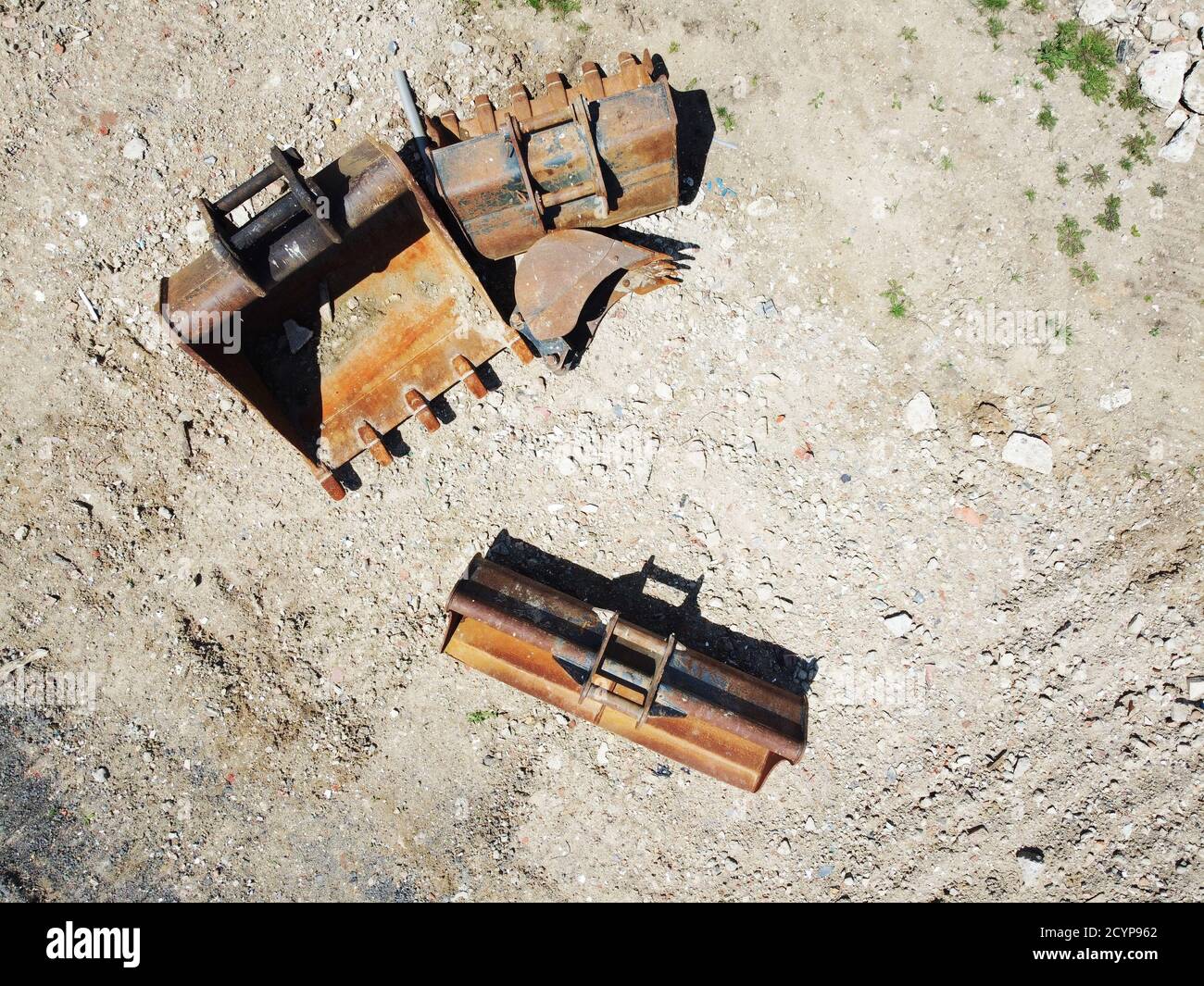 Empty construction site view hi-res stock photography and images - Alamy