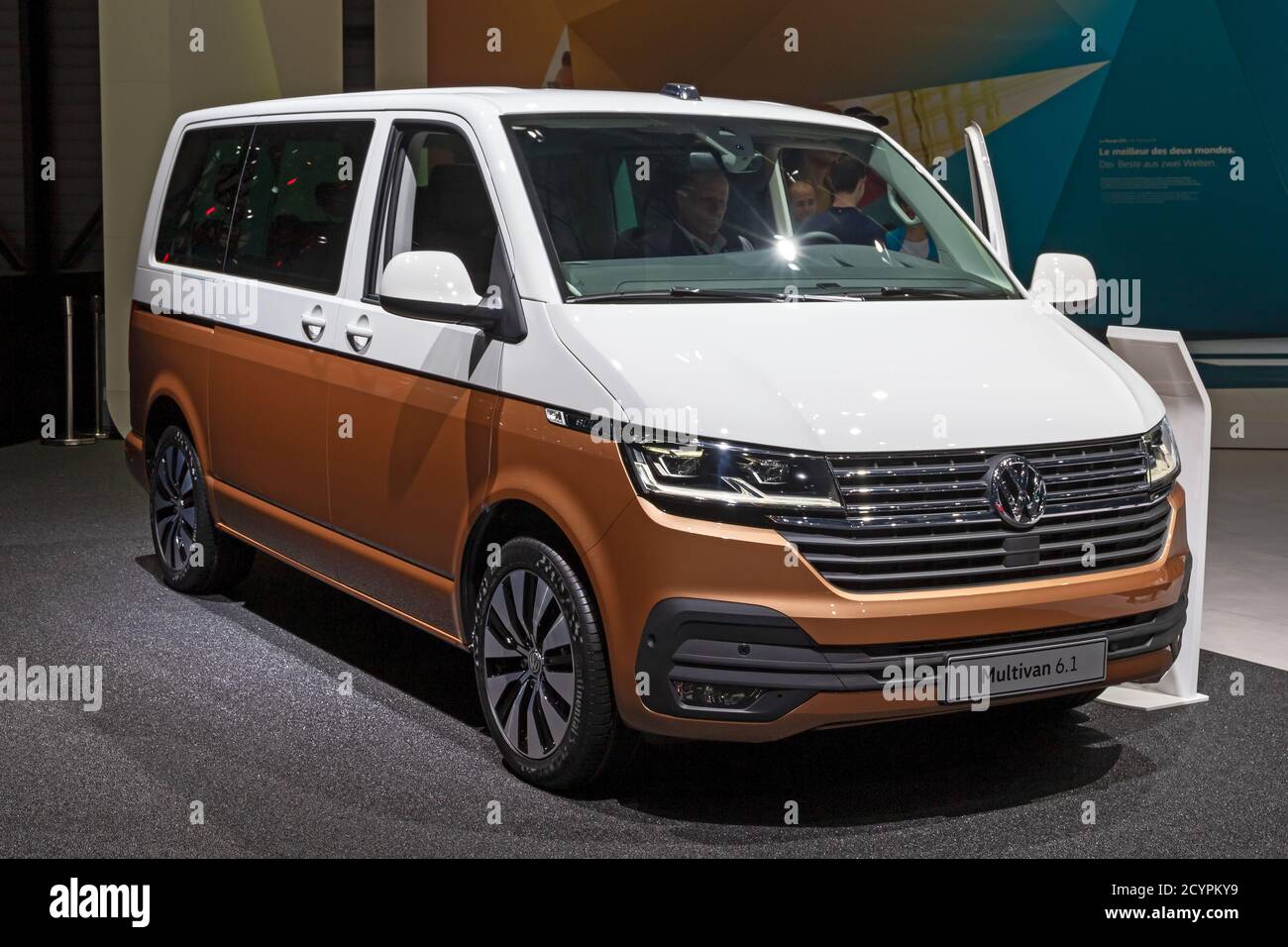 Volkswagen Multivan 6.1 van at the 89th Geneva International Motor Show.  Geneva, Switzerland - March 5, 2019 Stock Photo - Alamy