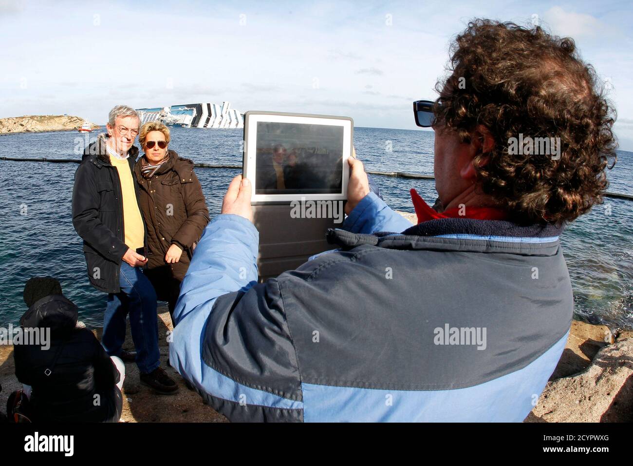 Woman In Front Cruise Ship High Resolution Stock Photography And Images Alamy