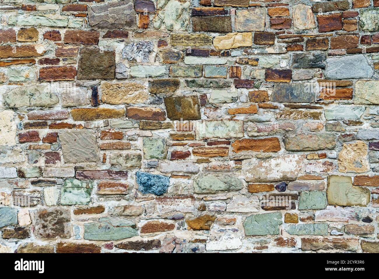 Ancient texture of the stone wall of the castle fortress Stock Photo ...