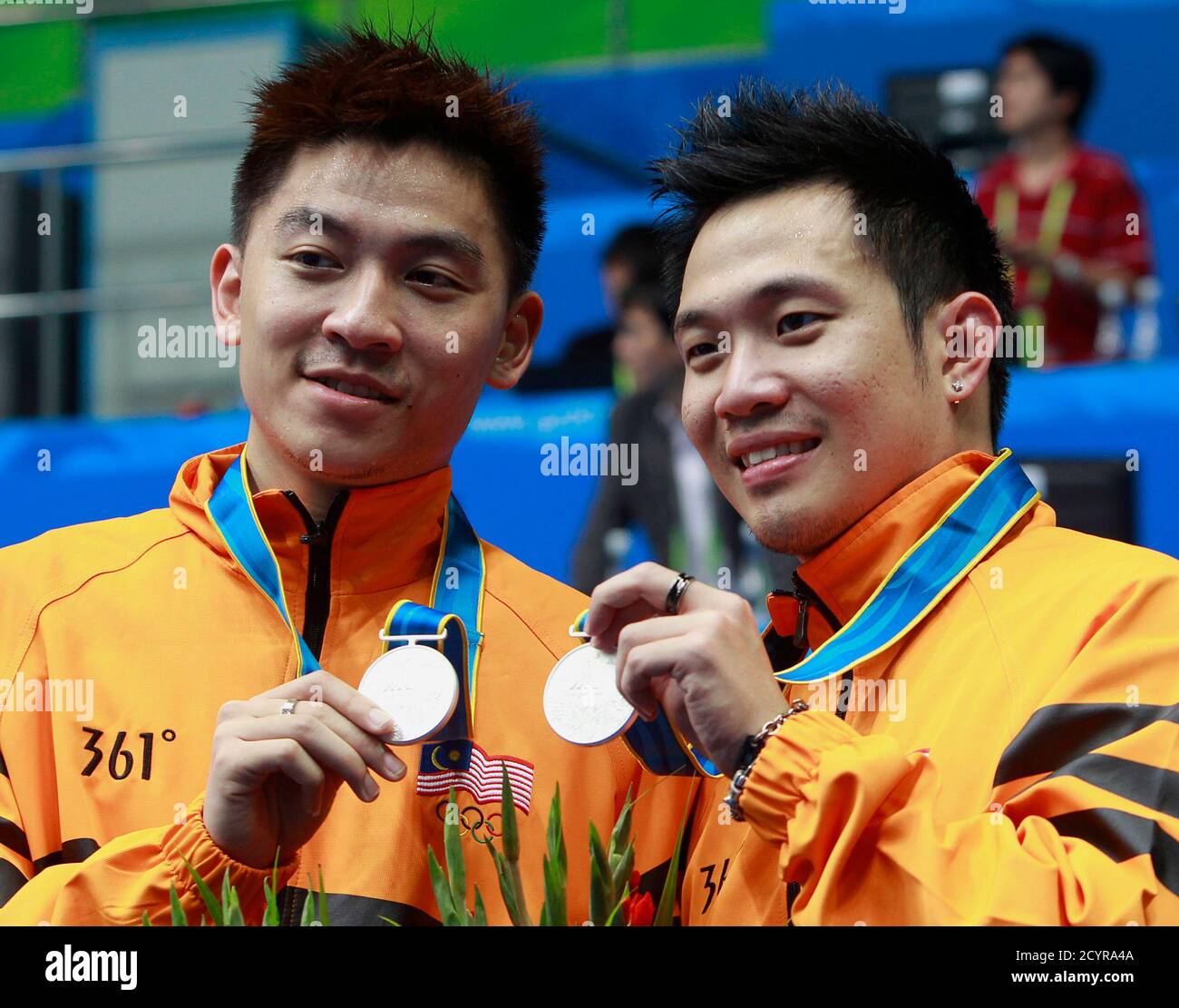 Malaysiau0027s Koo Kien-keat (R) and Tan Boon-heong celebrate after 
