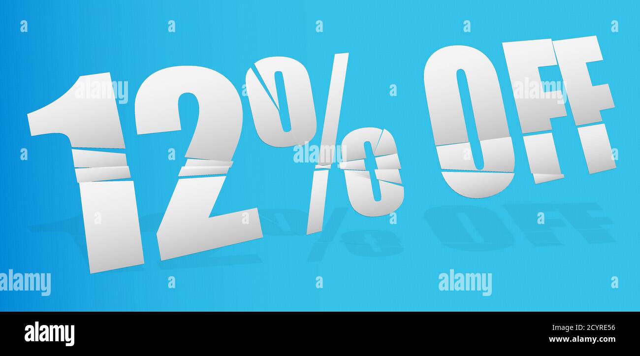 cracked, smashed, splattered and exploding percentage, discount numbers ...