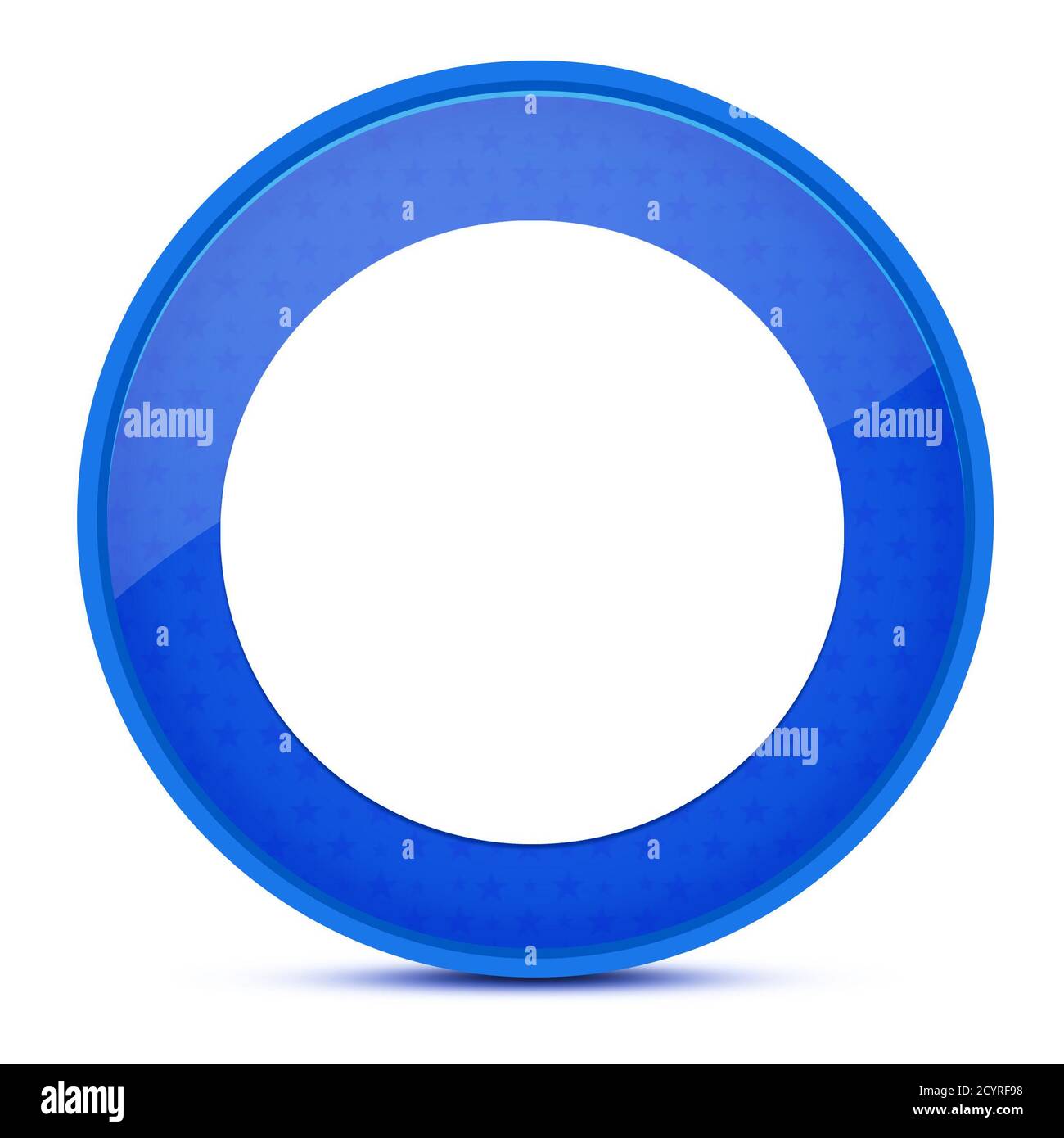 Record aesthetic glossy blue round button abstract illustration Stock ...