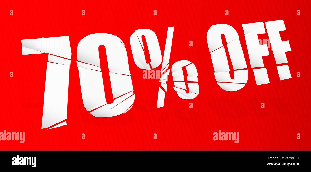 cracked, smashed, splattered and exploding percentage, discount numbers ...