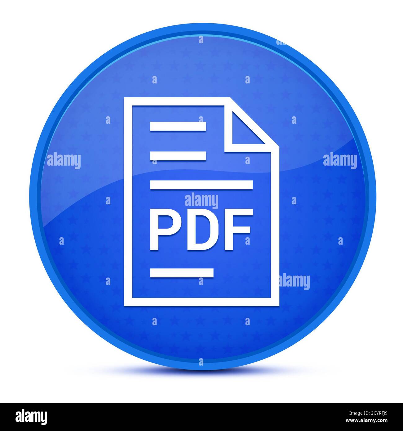 PDF document page aesthetic glossy blue round button abstract