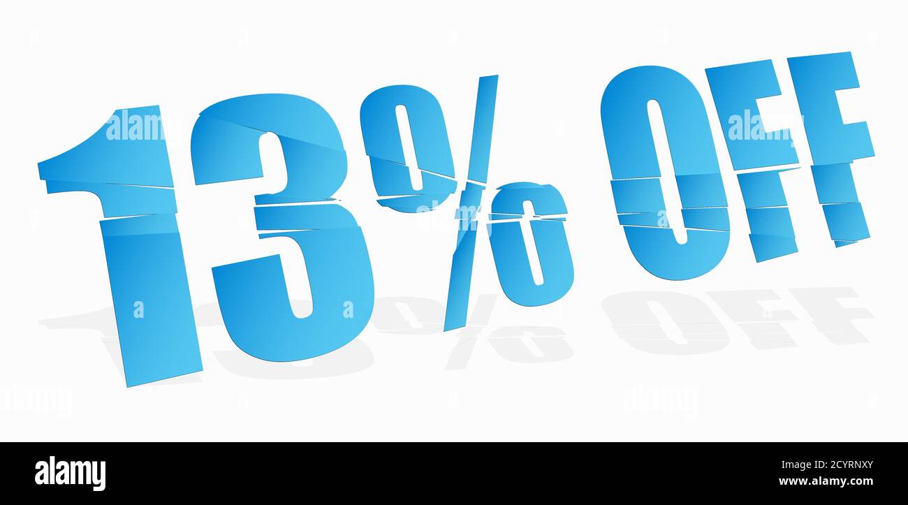 cracked, smashed, splattered and exploding percentage, discount numbers ...