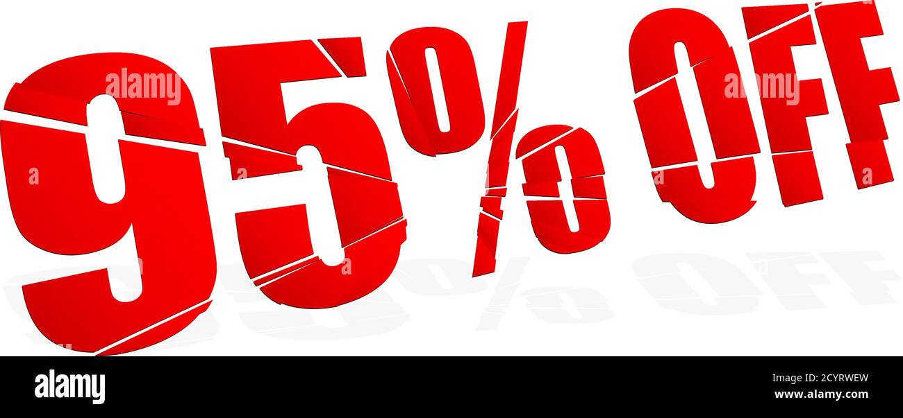 cracked, smashed, splattered and exploding percentage, discount numbers ...