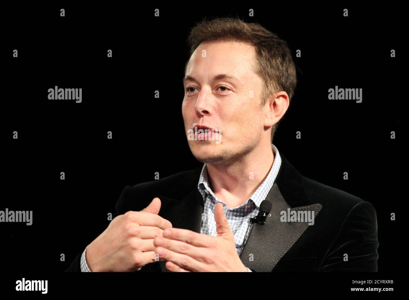 Tesla Motors Ceo Elon Musk Speaks During The Model S Beta Event Held At The Tesla