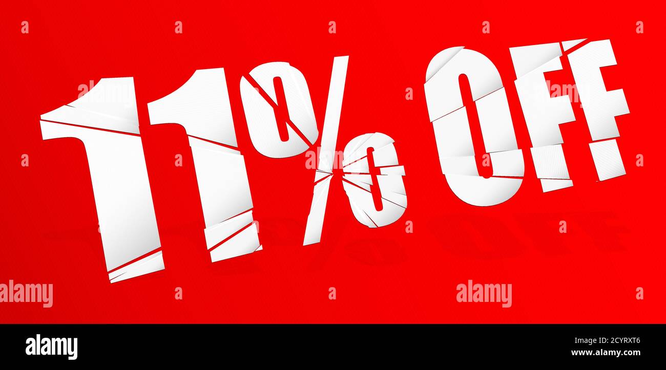 cracked, smashed, splattered and exploding percentage, discount numbers ...