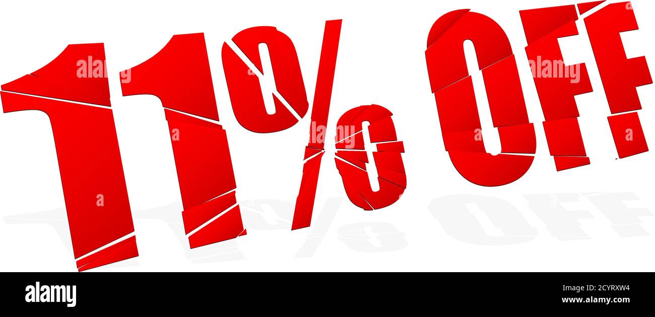 cracked, smashed, splattered and exploding percentage, discount numbers ...