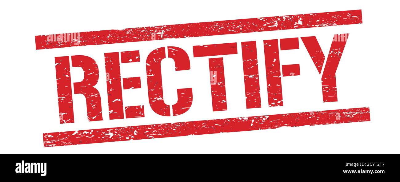 Rectify word hi-res stock photography and images - Alamy