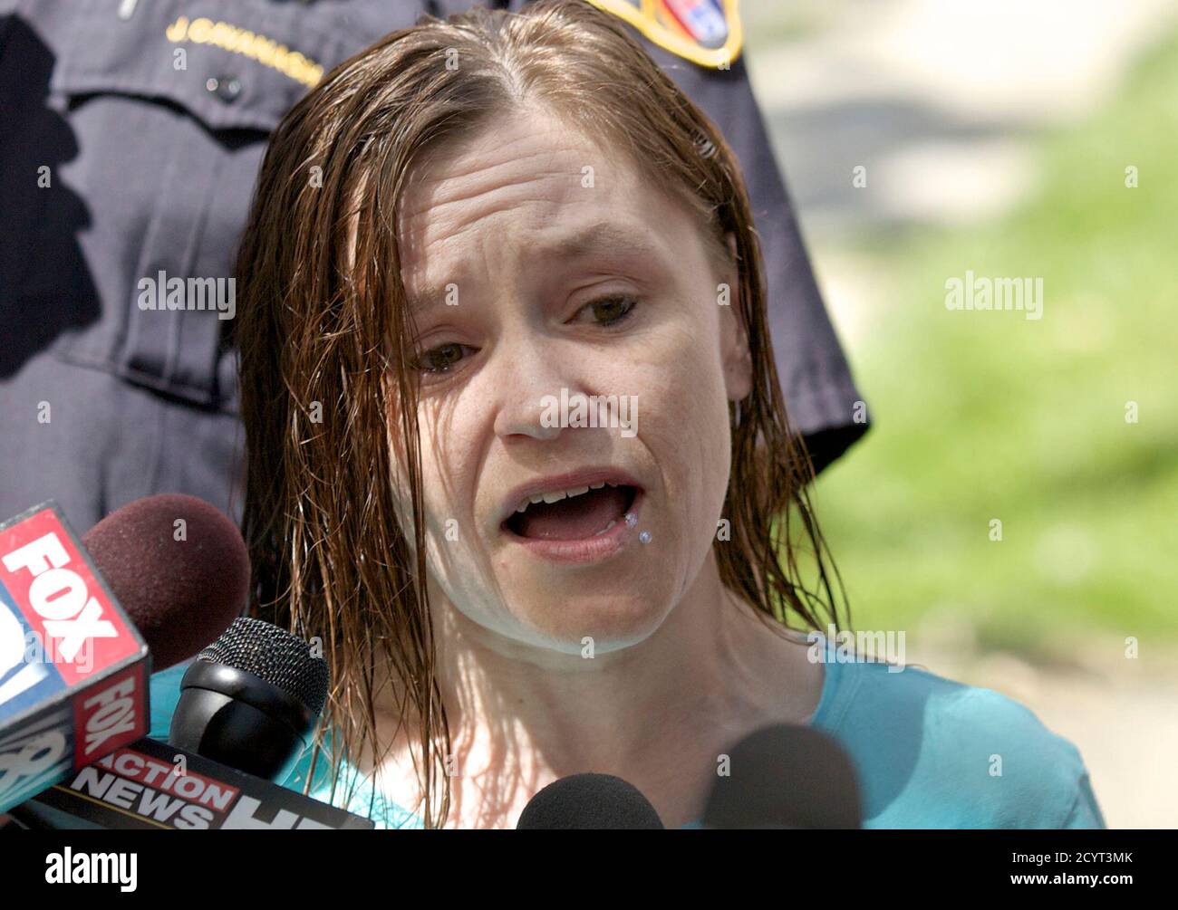 Beth Serrano Sister Of Amanda Berry Addresses The Media In Cleveland Ohio May 8 13 Berry Gina Dejesus Michelle Knight And Berry S 6 Year Old Daughter Escaped A Cleveland Home Where They Were Held