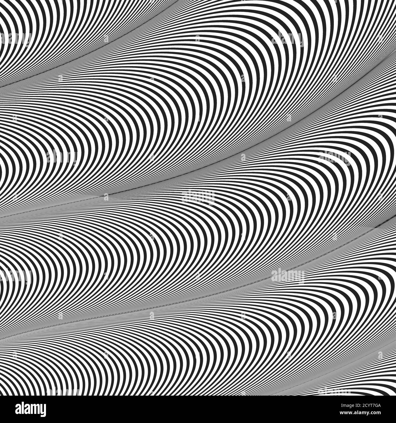 Abstract wavy geometric black pattern on white background Stock Vector ...