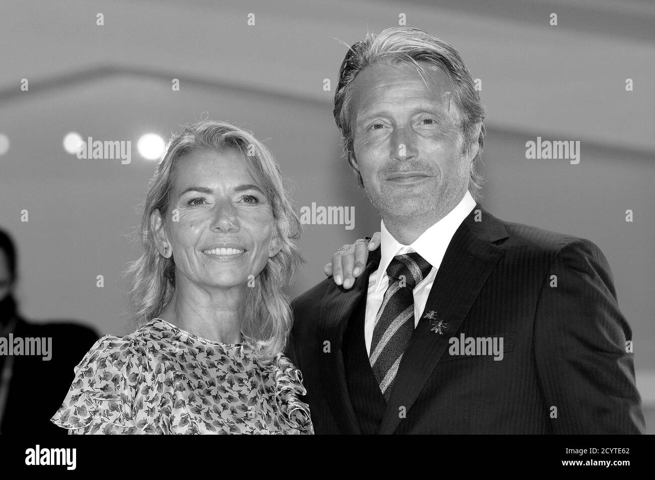 Hanne Jacobsen And Mads Mikkelsen Attend The Miss Marx Premiere During The 77th Venice Film Festival 2020 Stock Photo Alamy