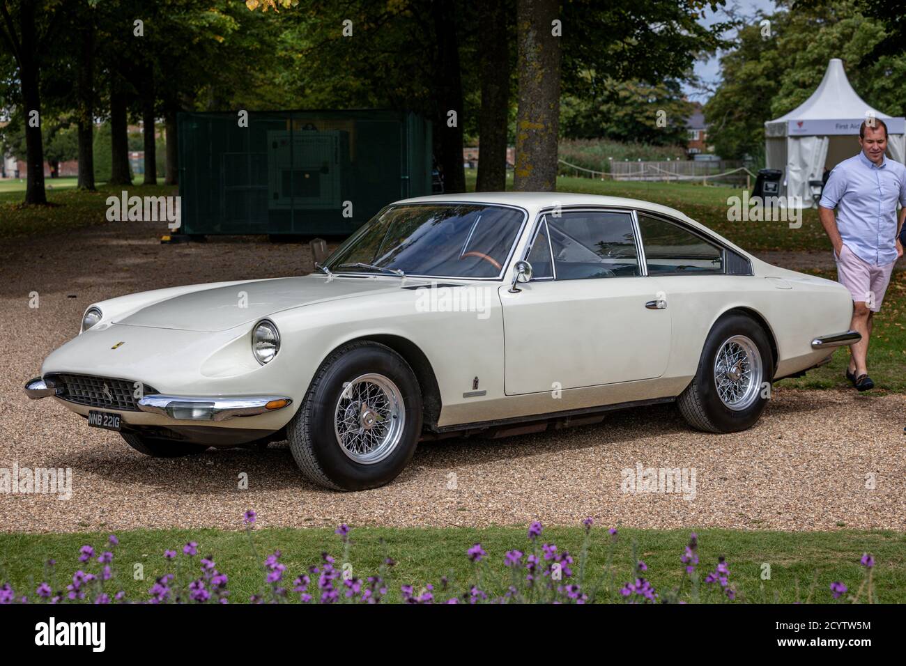1969 Ferrari 365 GT, Concours of Elegance 2020, Hampton Court Palace, London, UK Stock Photo