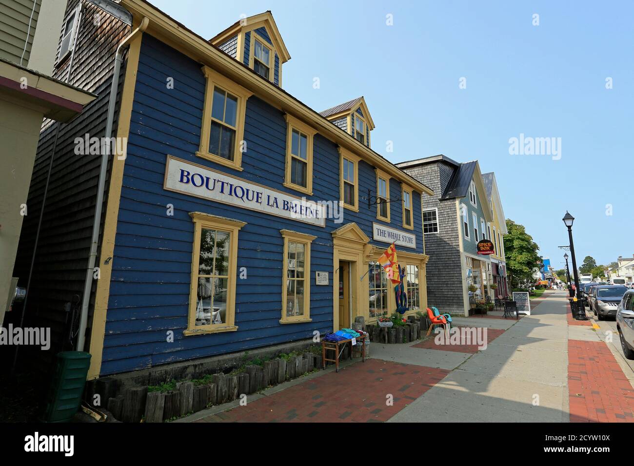 shop, downtown, St. Andrews, New Brunswick, Canada Stock Photo