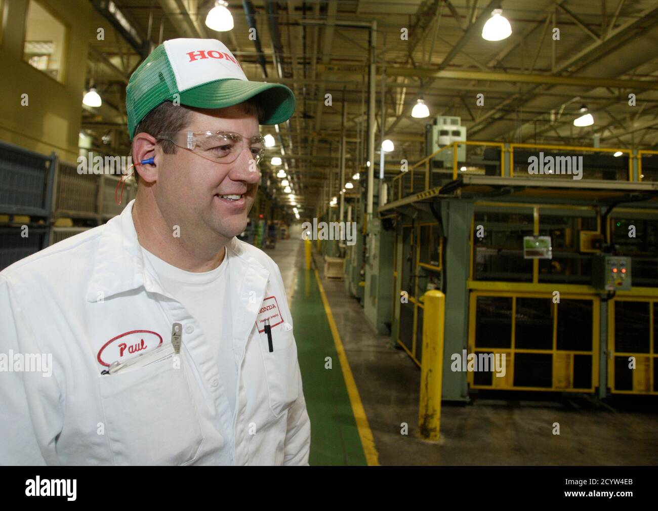 Paul Dentinger, assistant chief engineer at the Anna Engine Plant, is