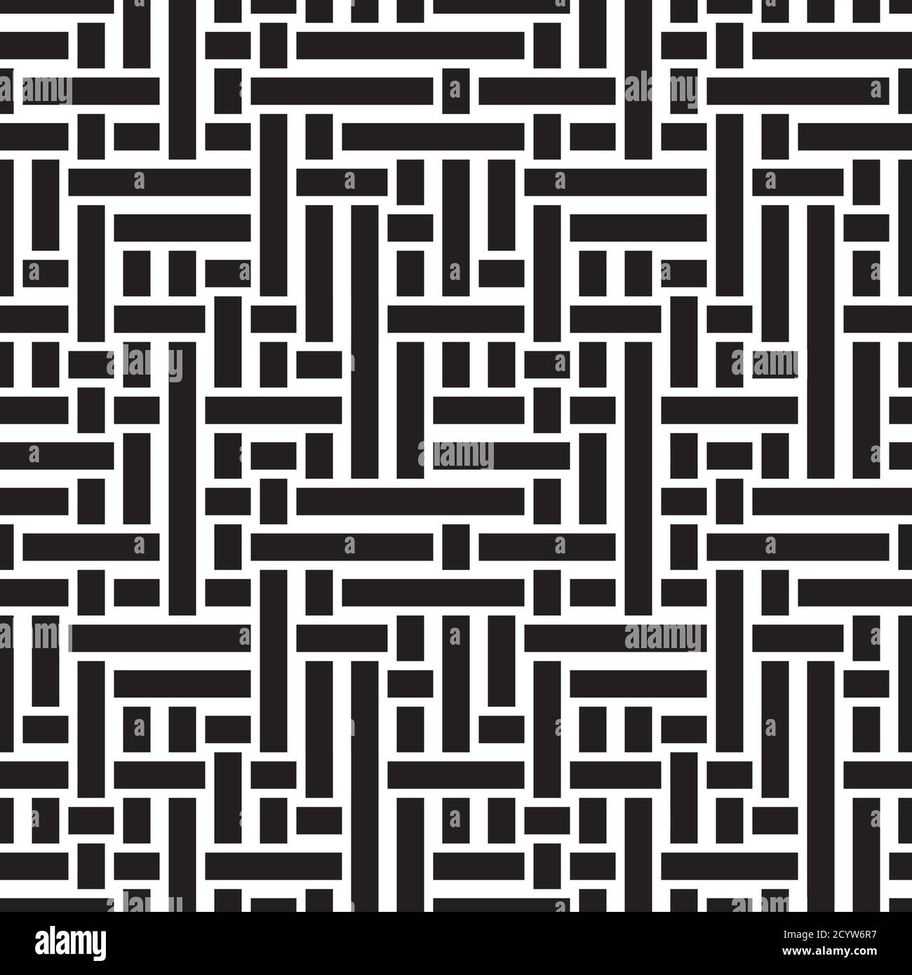 Seamless pattern with horizontal and vertical black bands Stock Vector