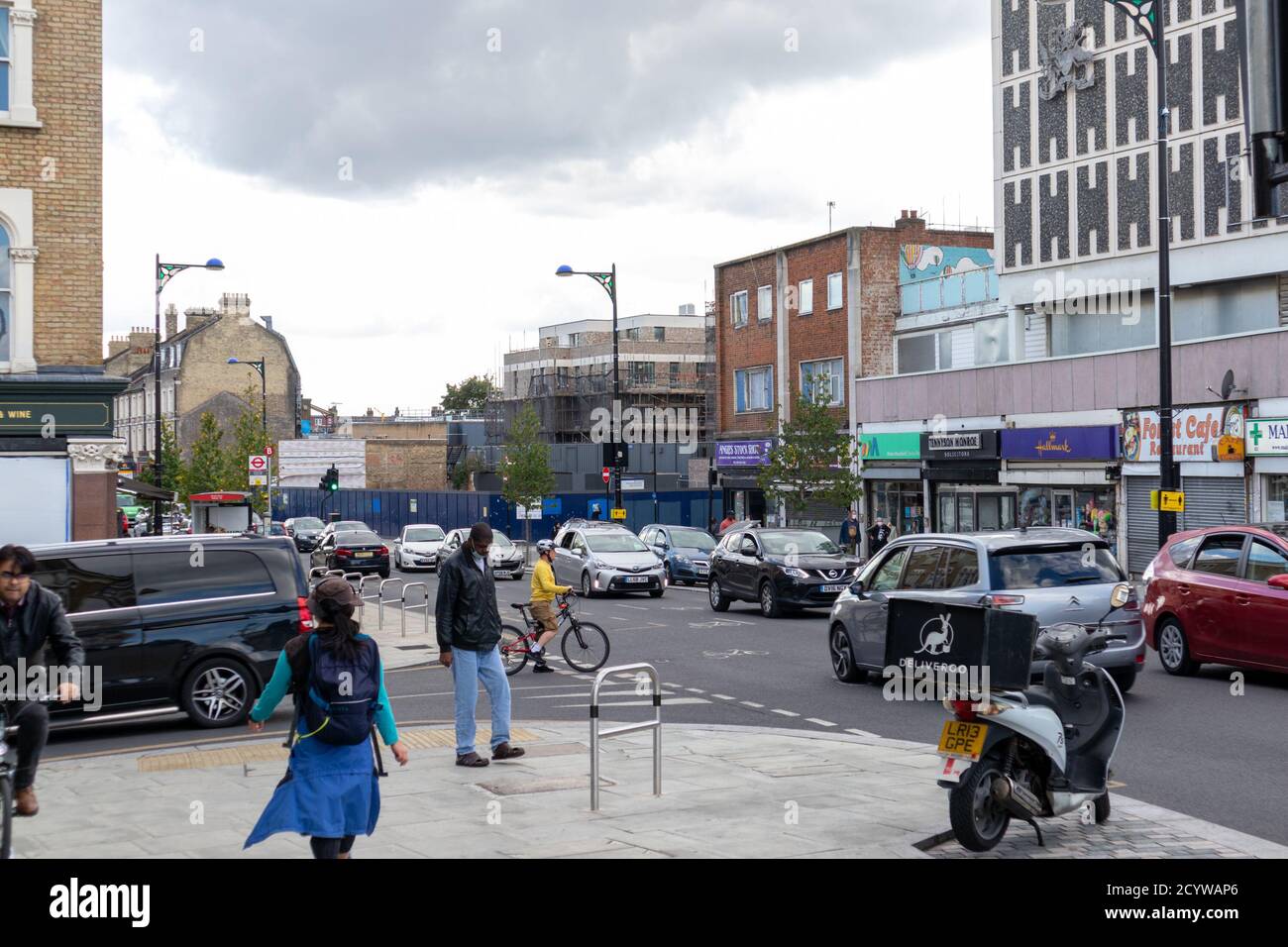 Forest Gate high street development, construction work, london, uk