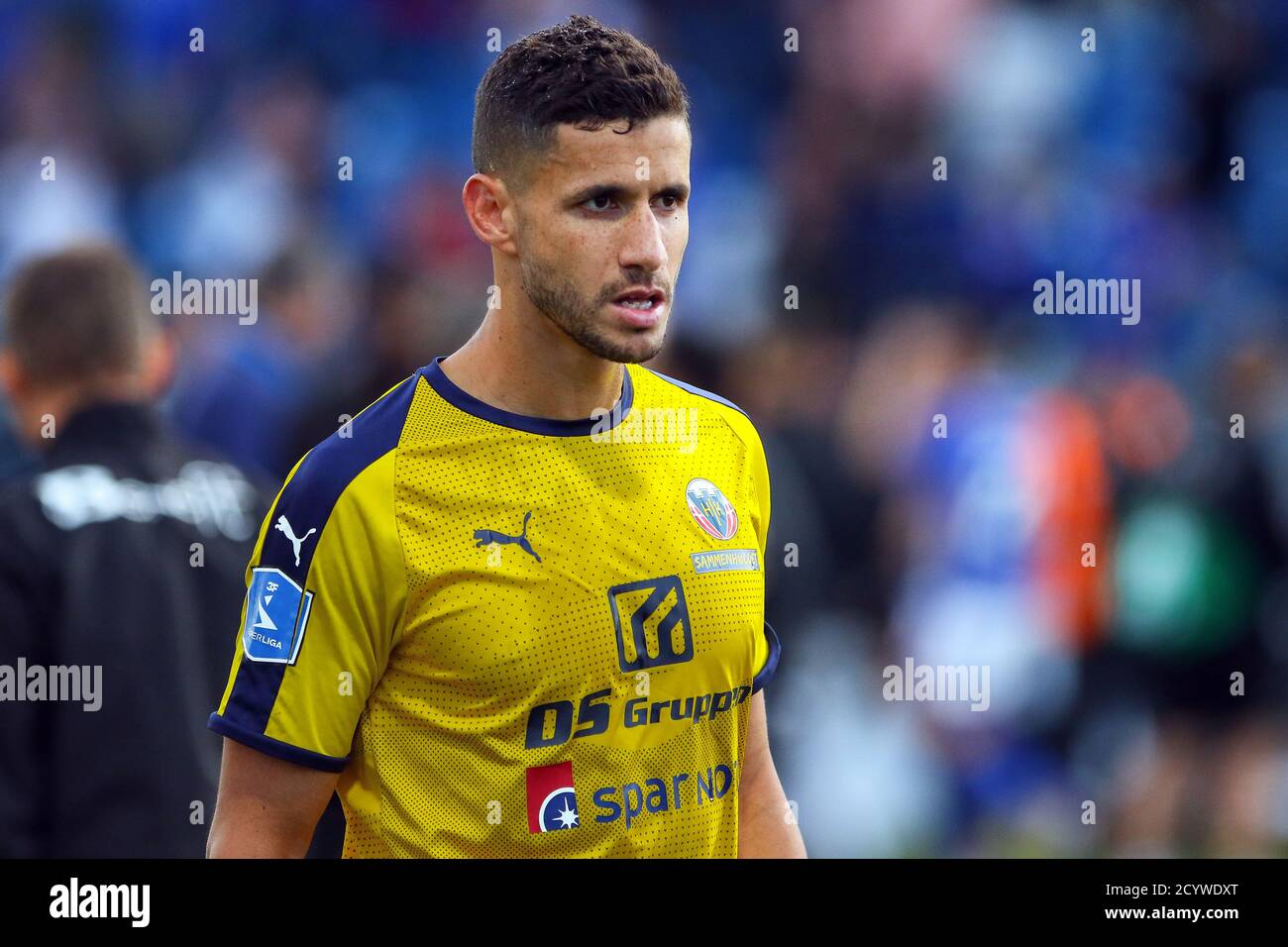 Lyngby, Denmark. 20th, July 2020. Imed Louati of Hobro seen during the 3F  Superliga match between Lyngby Boldklub and Hobro IK at Lyngby Stadium.  (Photo credit: Gonzales Photo - Rune Mathiesen Stock