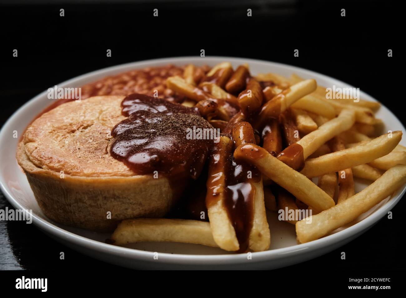 Pie and chips hires stock photography and images Alamy