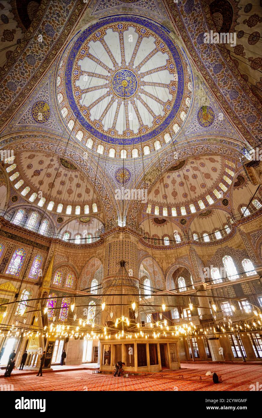 Mezquita azul (Sultan Ahmeth Camii) año 1616. Estambul.Turquia. Asia. Stock Photo