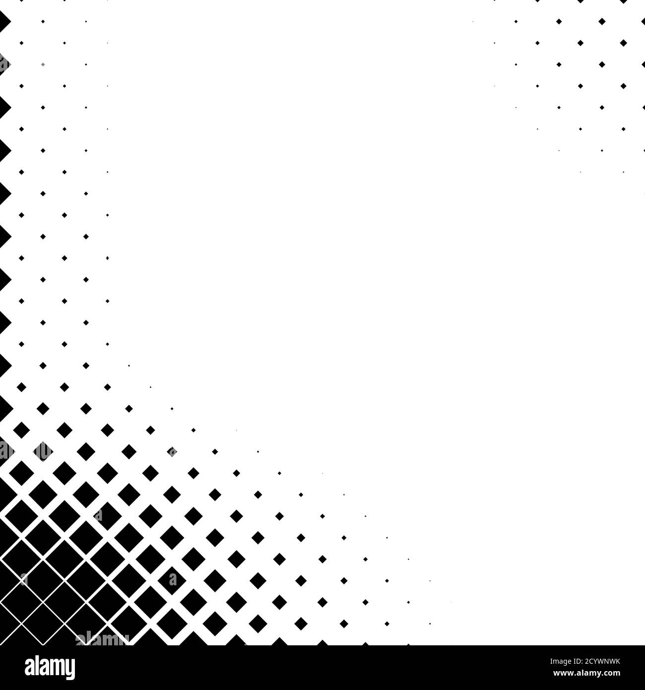 Squares halftone geometric background pattern and texture vector ...
