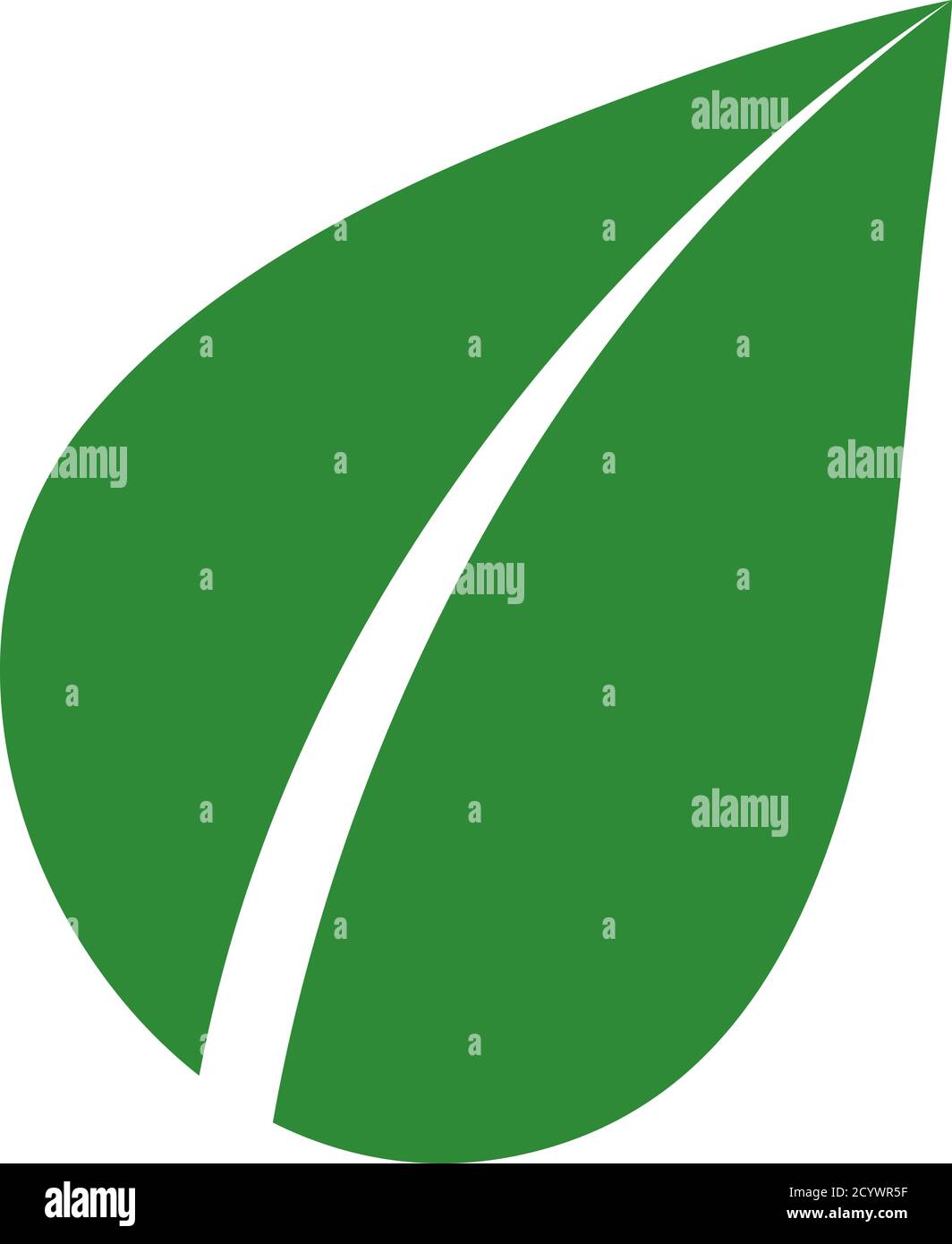 Eco icon green leaf vector illustration isolated Stock Vector Image ...