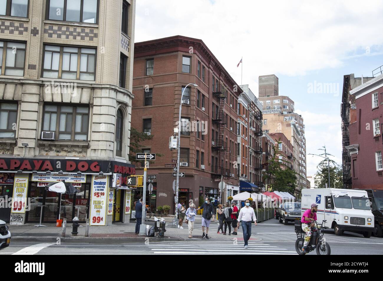 Corner of 6th Avenue and West 4th Street in the heart of Greenwich ...