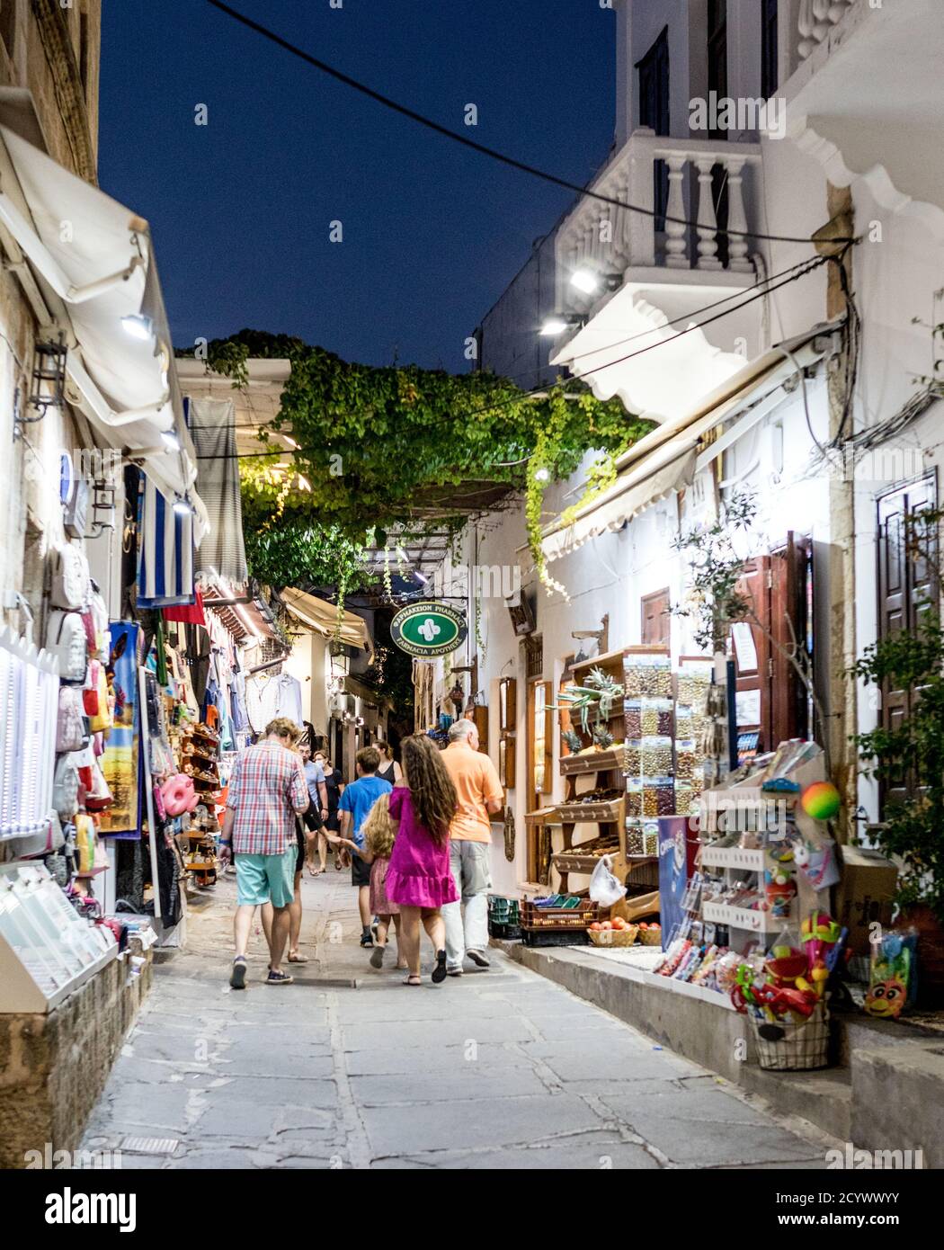 Lindos rhodes greece shopping hires stock photography and images Alamy