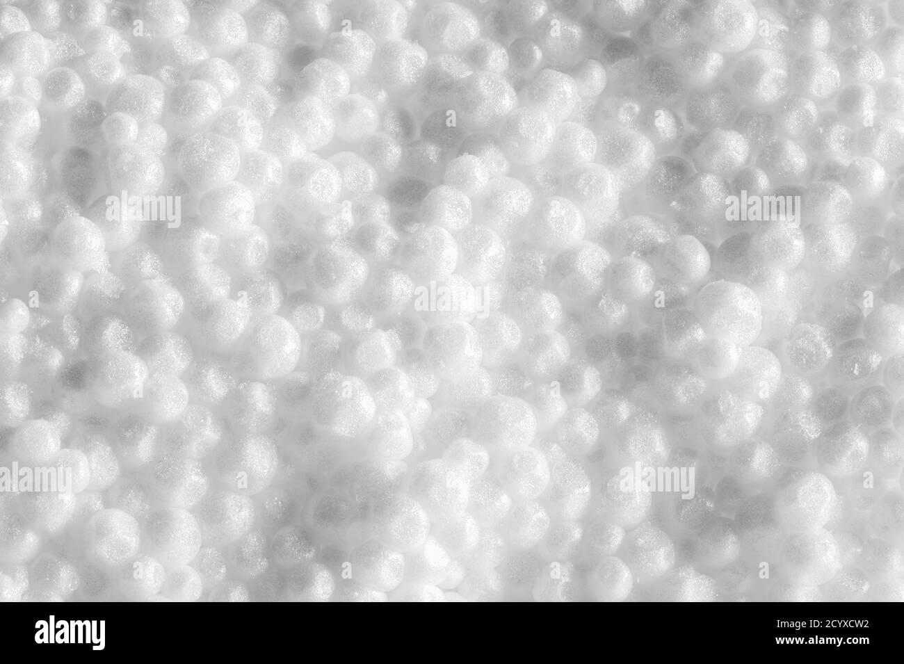 Close up of Bumpy Broken Styrofoam Background. Stock Photo